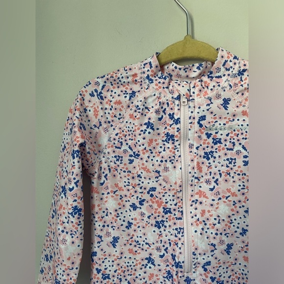 Eddie Bauer Pink & Purple Full Swimsuit Size 18 Months - Picture 3 of 7